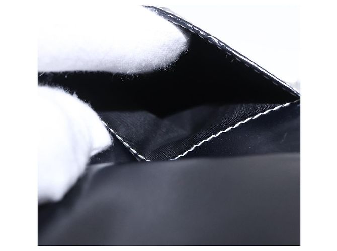 Cartera bifold FENDI Zucchino Canvas Navy Auth 194127M - vista 18