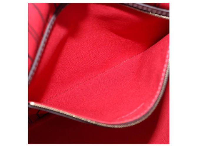 Borsa Tote LOUIS VUITTON Damier Ebene Neverfull MM N51105 LV Auth ka5529V - vista 11