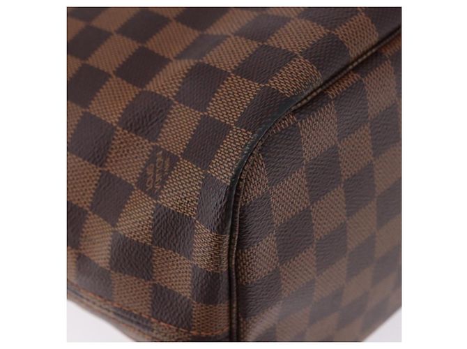 Borsa Tote LOUIS VUITTON Damier Ebene Neverfull MM N51105 LV Auth ka5529V - vista 15