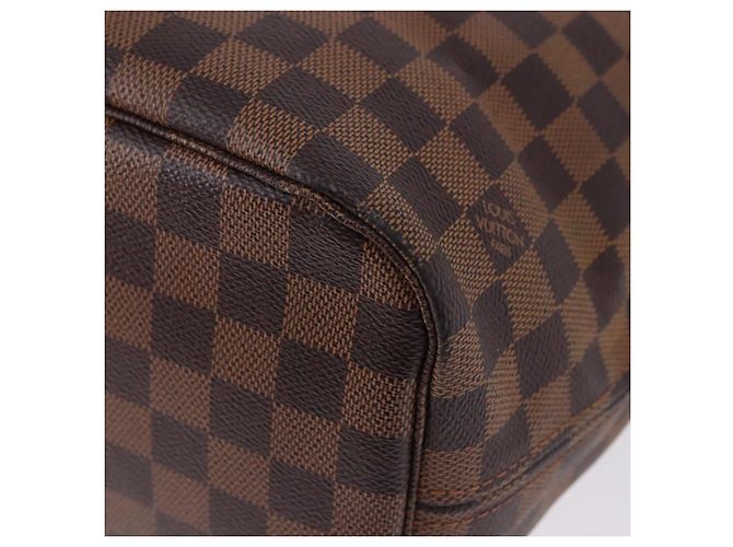 Borsa Tote LOUIS VUITTON Damier Ebene Neverfull MM N51105 LV Auth ka5529V - vista 16