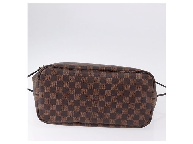 Borsa Tote LOUIS VUITTON Damier Ebene Neverfull MM N51105 LV Auth ka5529V - vista 5