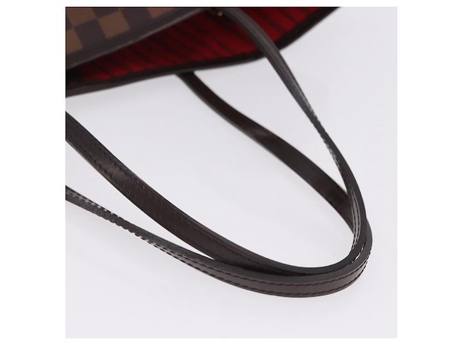 Borsa Tote LOUIS VUITTON Damier Ebene Neverfull MM N51105 LV Auth ka5529V - vista 7