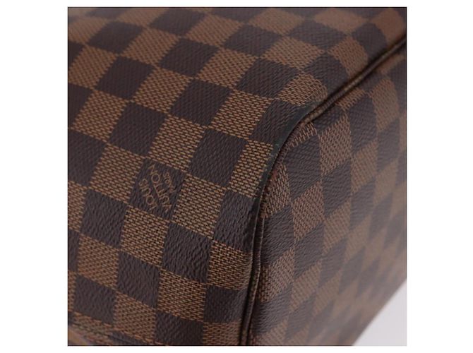 Borsa Tote LOUIS VUITTON Damier Ebene Neverfull MM N51105 LV Auth ka5529V - vista 9