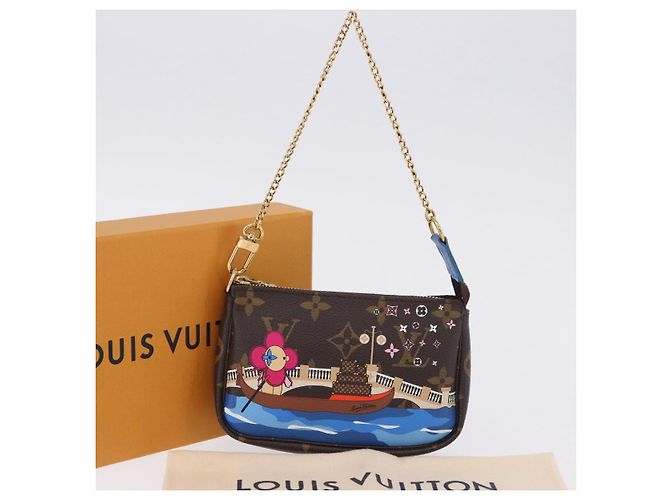 LOUIS VUITTON Monogram Vivienne Mini Pochette Accessoires M68489 Auth 195558M Monograma - vista 12