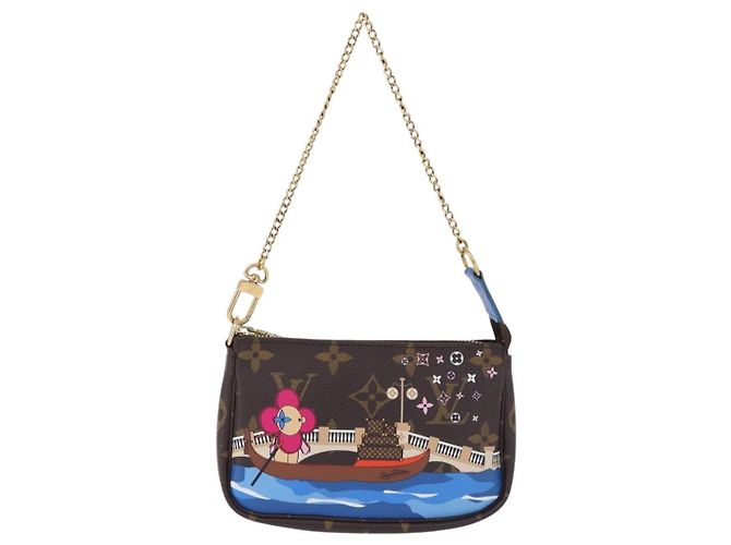 LOUIS VUITTON Monogram Vivienne Mini Pochette Accessoires M68489 Auth 195558M Monograma - vista 13