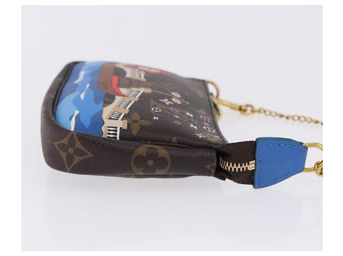 LOUIS VUITTON Monogram Vivienne Mini Pochette Accessoires M68489 Auth 195558M Monograma - vista 3