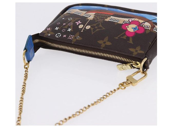 LOUIS VUITTON Monogram Vivienne Mini Pochette Accessoires M68489 Auth 195558M Monograma - vista 6