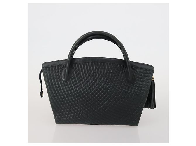 Borsa a tracolla BALLY Pelle PVC 4 Set Nero Verde Auth bs36357 - vista 10
