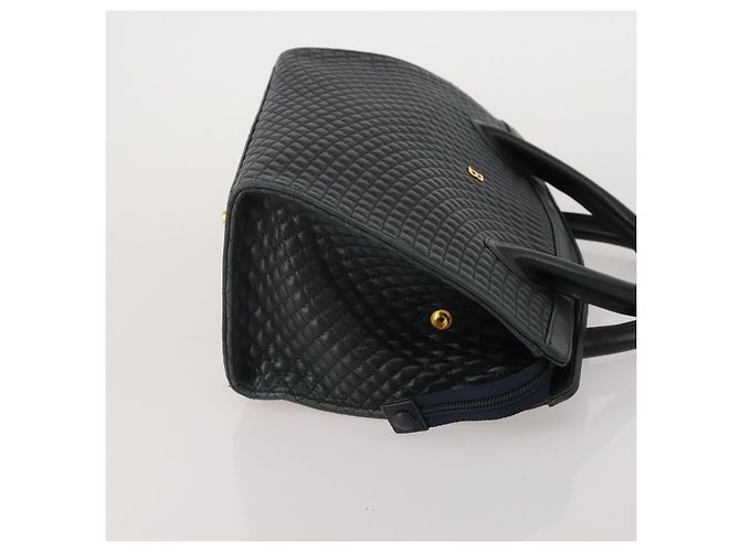 Borsa a tracolla BALLY Pelle PVC 4 Set Nero Verde Auth bs36357 - vista 11