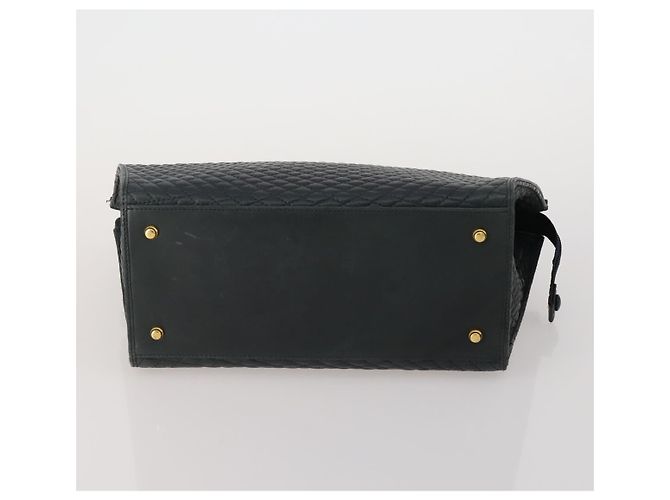 Borsa a tracolla BALLY Pelle PVC 4 Set Nero Verde Auth bs36357 - vista 13