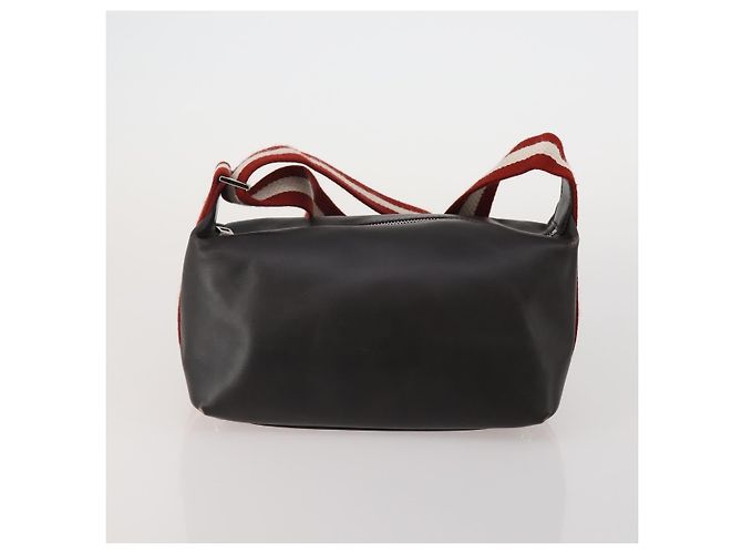 Borsa a tracolla BALLY Pelle PVC 4 Set Nero Verde Auth bs36357 - vista 16