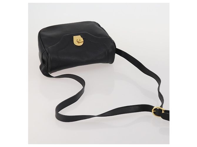 Borsa a tracolla BALLY Pelle PVC 4 Set Nero Verde Auth bs36357 - vista 24