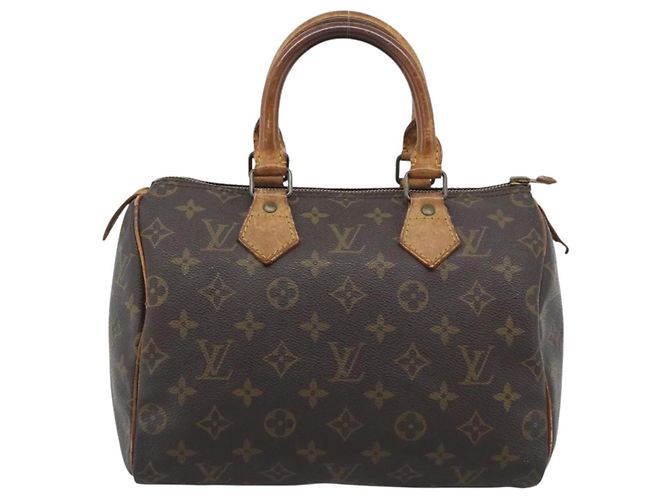 LOUIS VUITTON Monogram Speedy 25 Hand Bag M41528 LV Auth 194193 Monogramma - vista 13