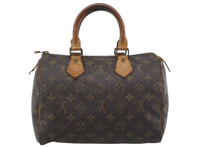 LOUIS VUITTON Monogram Speedy 25 Hand Bag M41528 LV Auth 194193 Monogramma - vista 2