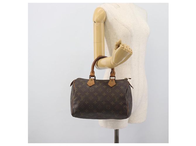 LOUIS VUITTON Monogram Speedy 25 Hand Bag M41528 LV Auth 194193 Monogramma - vista 21