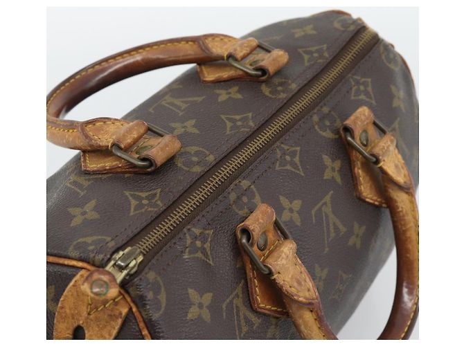 LOUIS VUITTON Monogram Speedy 25 Hand Bag M41528 LV Auth 194193 Monogramma - vista 6
