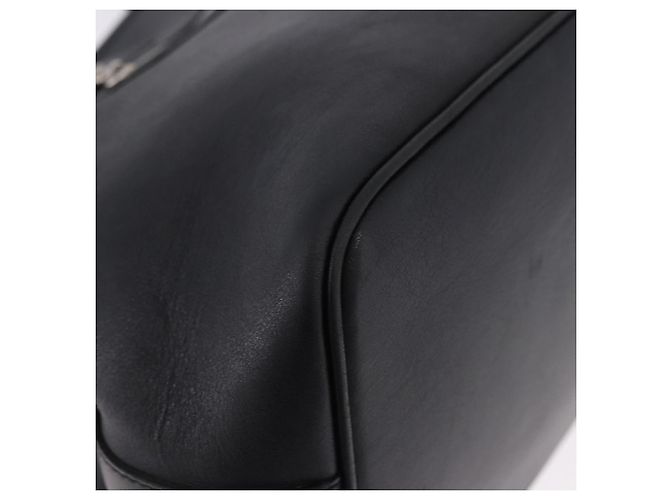 Borsa Salvatore Ferragamo in pelle nera e argento autentica ka5488 Nero - vista 14