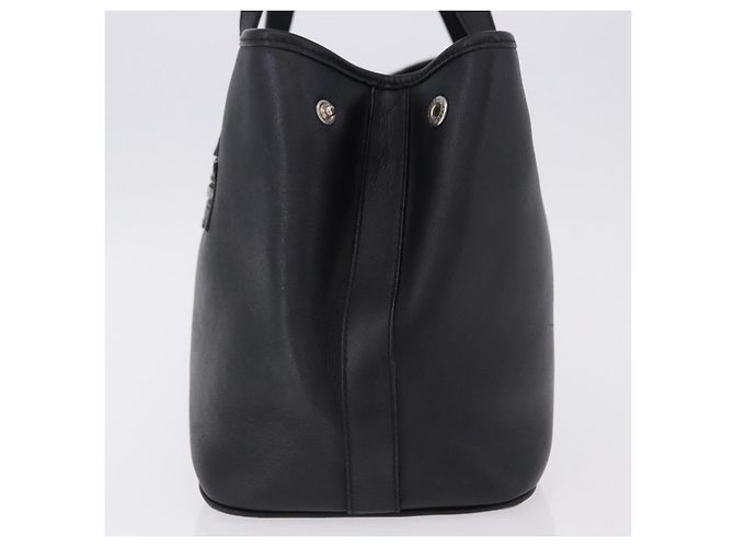 Borsa Salvatore Ferragamo in pelle nera e argento autentica ka5488 Nero - vista 3
