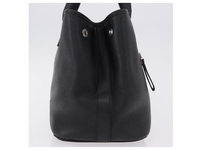 Borsa Salvatore Ferragamo in pelle nera e argento autentica ka5488 Nero - vista 4