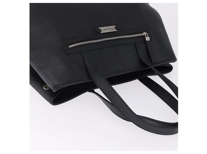 Borsa Salvatore Ferragamo in pelle nera e argento autentica ka5488 Nero - vista 6