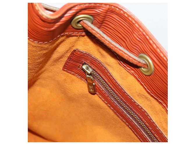 LOUIS VUITTON Borsa a tracolla Epi Petit Noe Brown M44103 LV Auth hk3950 Marrone - vista 19