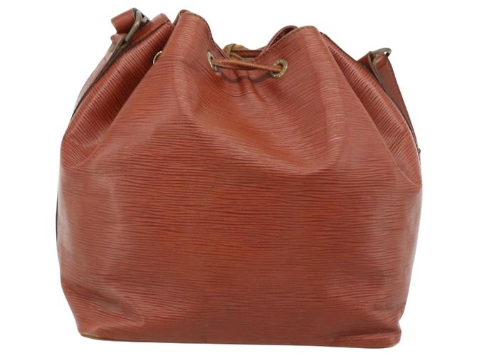 LOUIS VUITTON Borsa a tracolla Epi Petit Noe Brown M44103 LV Auth hk3950 Marrone - vista 2