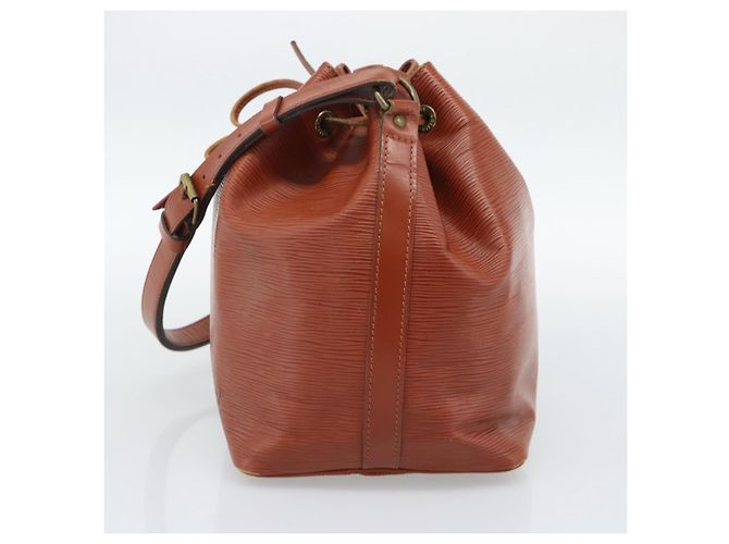 LOUIS VUITTON Borsa a tracolla Epi Petit Noe Brown M44103 LV Auth hk3950 Marrone - vista 4