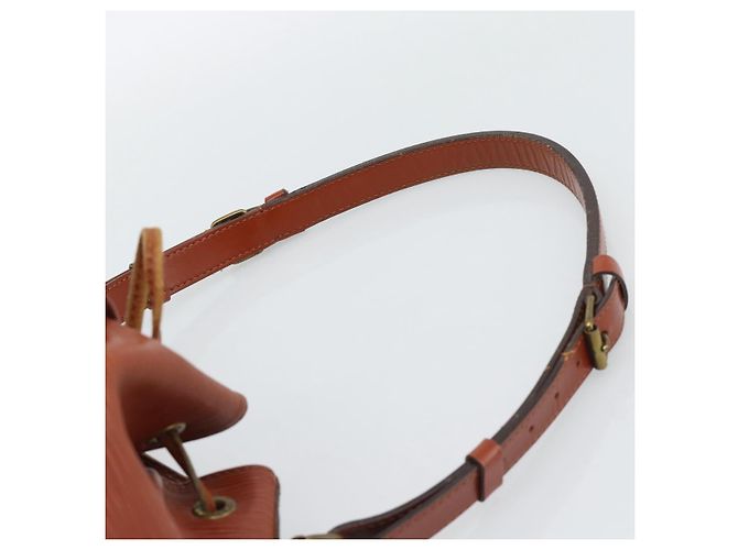 LOUIS VUITTON Borsa a tracolla Epi Petit Noe Brown M44103 LV Auth hk3950 Marrone - vista 8