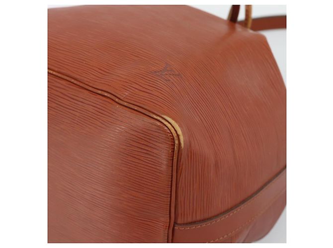 LOUIS VUITTON Borsa a tracolla Epi Petit Noe Brown M44103 LV Auth hk3950 Marrone - vista 9
