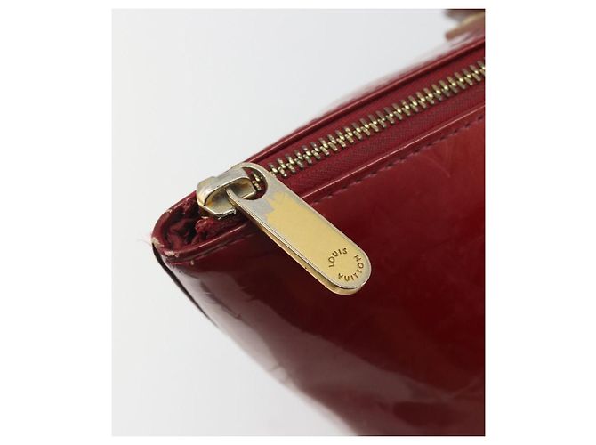 Borsa LOUIS VUITTON Monogram Vernis Bellevue PM Pomme D'amour M93583 Auth 194706 Rosso - vista 20