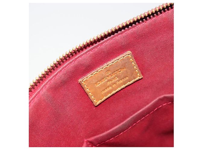 Borsa LOUIS VUITTON Monogram Vernis Bellevue PM Pomme D'amour M93583 Auth 194706 Rosso - vista 21