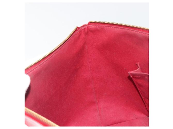 Borsa LOUIS VUITTON Monogram Vernis Bellevue PM Pomme D'amour M93583 Auth 194706 Rosso - vista 23