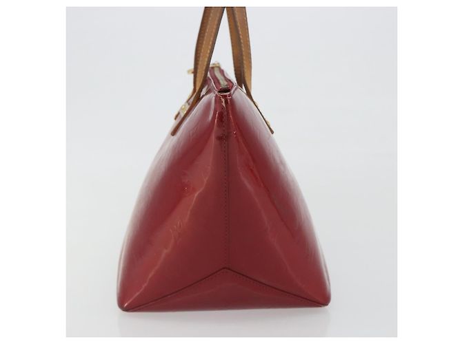 Borsa LOUIS VUITTON Monogram Vernis Bellevue PM Pomme D'amour M93583 Auth 194706 Rosso - vista 3