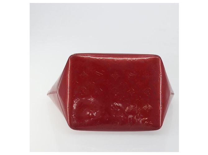 Borsa LOUIS VUITTON Monogram Vernis Bellevue PM Pomme D'amour M93583 Auth 194706 Rosso - vista 5