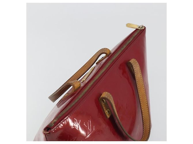 Borsa LOUIS VUITTON Monogram Vernis Bellevue PM Pomme D'amour M93583 Auth 194706 Rosso - vista 6
