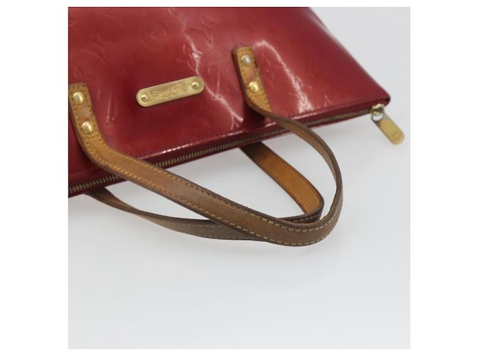 Borsa LOUIS VUITTON Monogram Vernis Bellevue PM Pomme D'amour M93583 Auth 194706 Rosso - vista 7