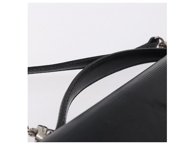 Borsa a mano LOUIS VUITTON Epi Monceau 28 Nero M52122 LV Auth BA14177 - vista 14