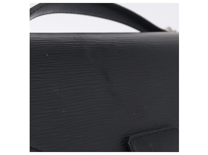 Borsa a mano LOUIS VUITTON Epi Monceau 28 Nero M52122 LV Auth BA14177 - vista 2