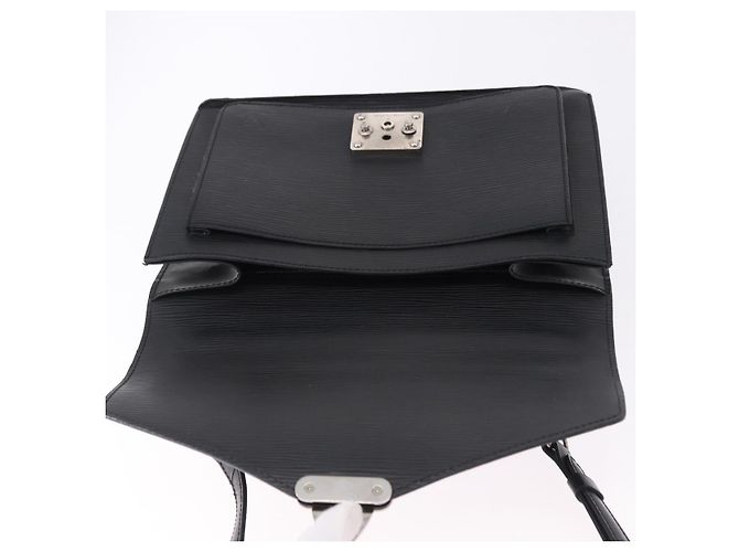 Borsa a mano LOUIS VUITTON Epi Monceau 28 Nero M52122 LV Auth BA14177 - vista 22
