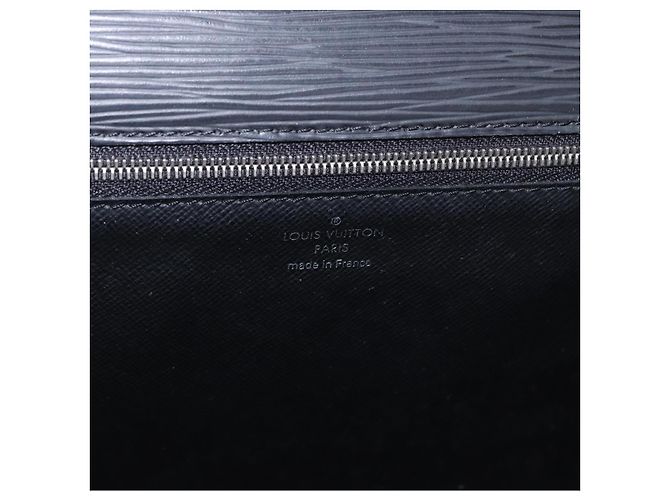 Borsa a mano LOUIS VUITTON Epi Monceau 28 Nero M52122 LV Auth BA14177 - vista 23