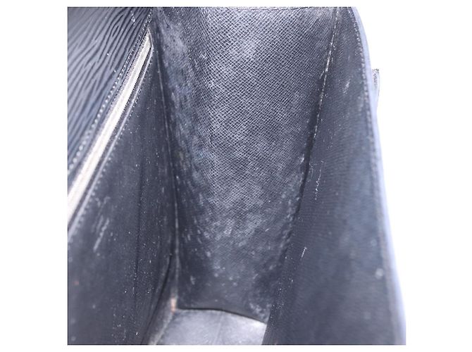 Borsa a mano LOUIS VUITTON Epi Monceau 28 Nero M52122 LV Auth BA14177 - vista 24