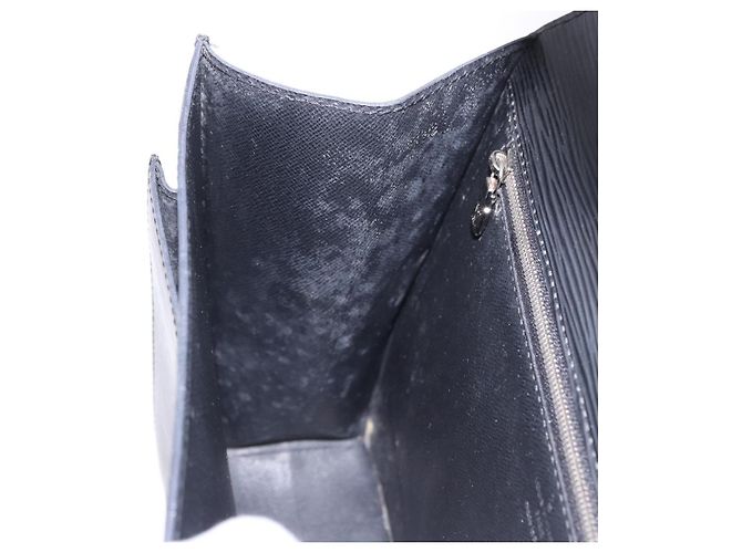 Borsa a mano LOUIS VUITTON Epi Monceau 28 Nero M52122 LV Auth BA14177 - vista 25
