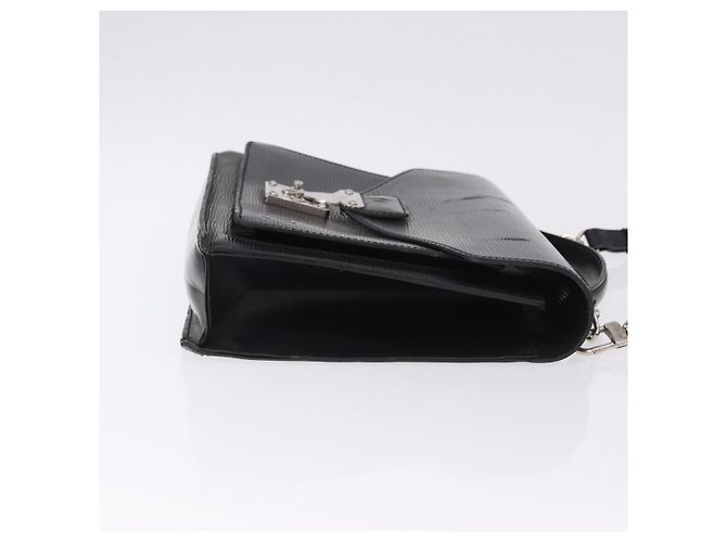 Borsa a mano LOUIS VUITTON Epi Monceau 28 Nero M52122 LV Auth BA14177 - vista 4