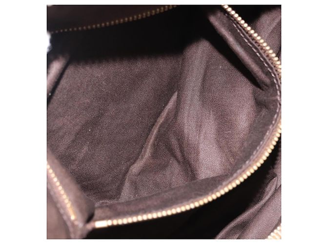 Borsa a tracolla Miu Miu Nylon Beige Gold Auth 194838A D'oro - vista 26