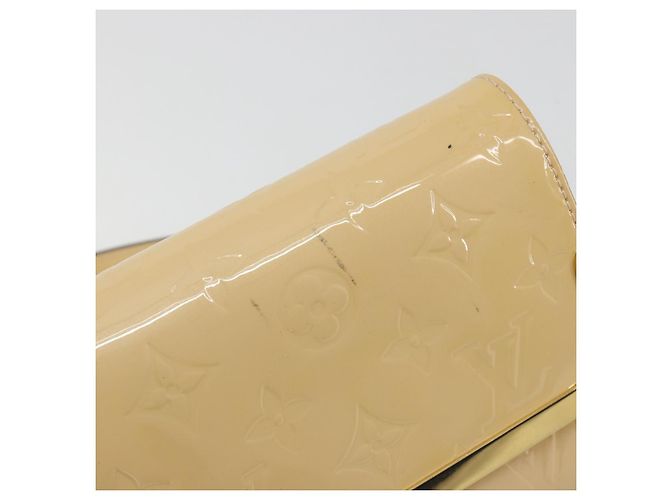 LOUIS VUITTON Monogram Vernis Rossmore MM Beige Poodle M91757 LV Auth 194227A - vista 10