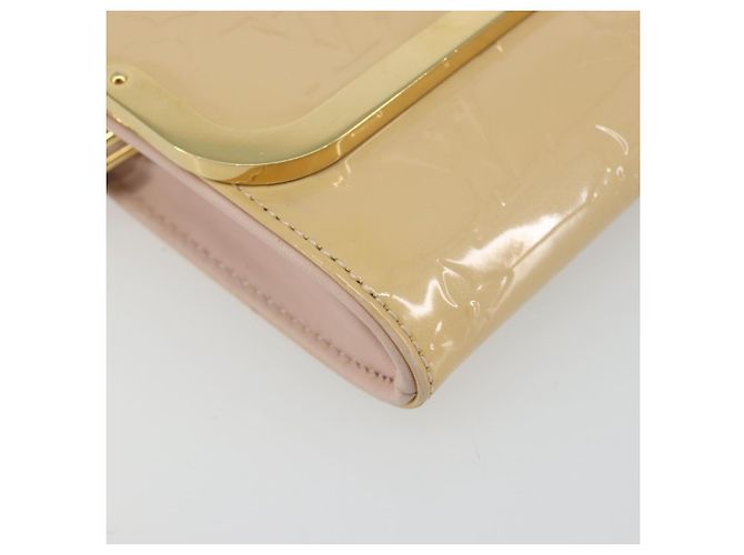LOUIS VUITTON Monogram Vernis Rossmore MM Beige Poodle M91757 LV Auth 194227A - vista 15