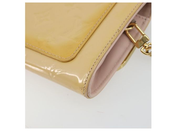 LOUIS VUITTON Monogram Vernis Rossmore MM Beige Poodle M91757 LV Auth 194227A - vista 16