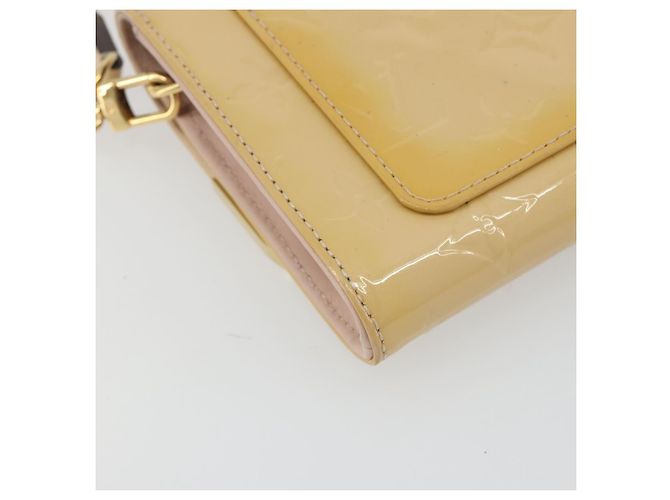 LOUIS VUITTON Monogram Vernis Rossmore MM Beige Poodle M91757 LV Auth 194227A - vista 17