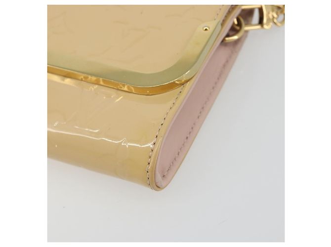 LOUIS VUITTON Monogram Vernis Rossmore MM Beige Poodle M91757 LV Auth 194227A - vista 8