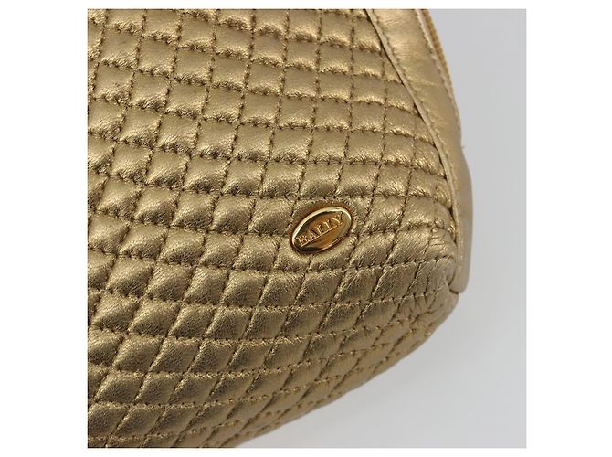 BALLY Rucksack Leder Gold Auth 194106 Golden - Ansicht 18